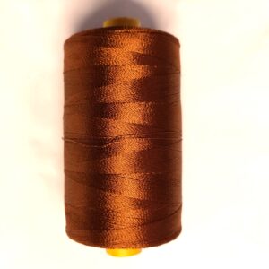 Rocchetta di filo viscosa di colore marrone - Filo 40