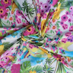 Lycra stampa floreale